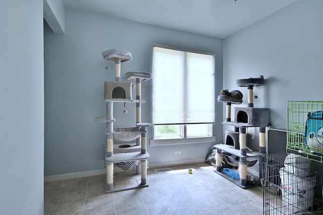 518 Emerson Cir, Bolingbrook, IL 60440 - living area featuring baseboards and tile patterned floors