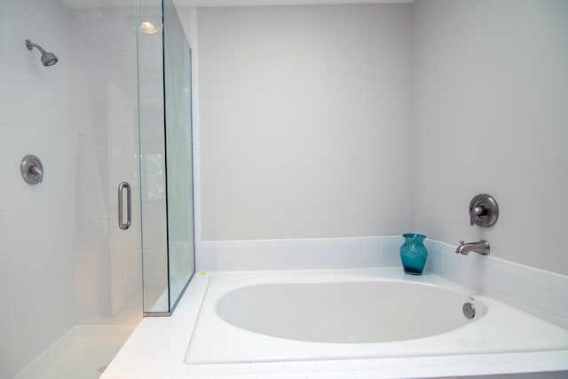 12256 S Arbor Trl Unit 11W, Palos Heights, IL 60463 - bathroom featuring a stall shower and a bath
