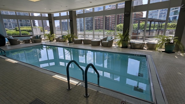 1211 S Prairie Ave Unit 2904, Chicago, IL 60605 - indoor pool featuring a city view