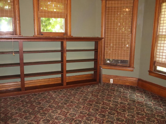 303 N Walnut St, Wenona, IL 61377 - empty room with carpet flooring and baseboards