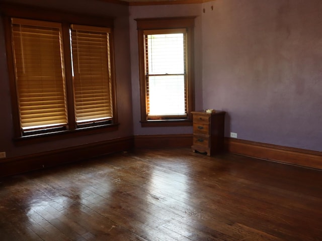 303 N Walnut St, Wenona, IL 61377 - unfurnished room featuring hardwood / wood-style floors
