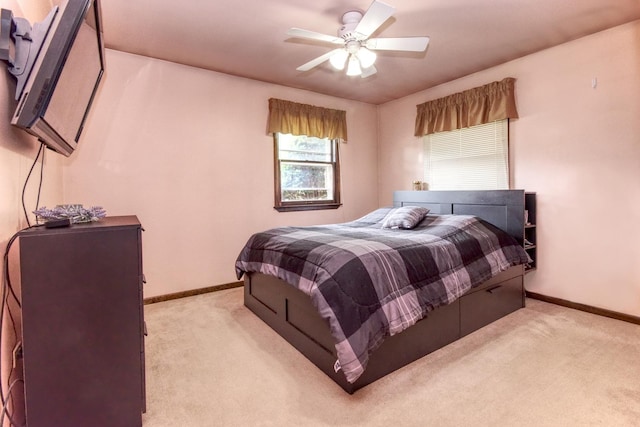 3536 Buck Ave, Joliet, IL 60431 - bedroom with light carpet and a ceiling fan