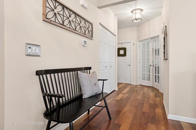 4015 Chesapeake Ln, Naperville, IL 60564 - hall with wood finished floors and baseboards
