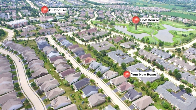 4015 Chesapeake Ln, Naperville, IL 60564 - view of property location with nearby suburban area and a large body of water