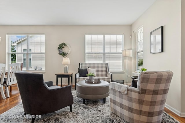 4015 Chesapeake Ln, Naperville, IL 60564 - living room with wood finished floors and plenty of natural light