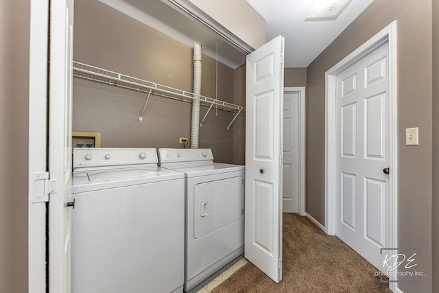 1008 Lakewood Cir, Naperville, IL 60540 - washroom with washer and dryer and light carpet