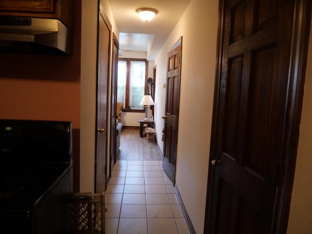 4417 S Campbell Ave, Chicago, IL 60632 - hall featuring light tile patterned flooring and baseboards