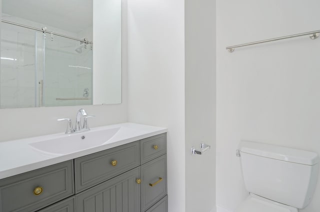 405 N Wabash Ave Unit 506, Chicago, IL 60611 - bathroom featuring vanity and an enclosed shower