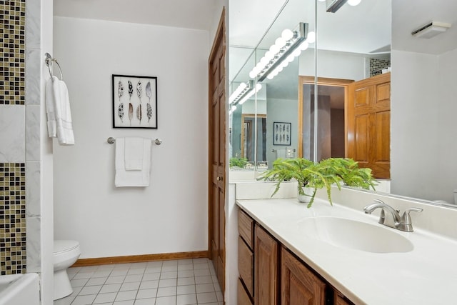 6579 Windham Ln, Long Grove, IL 60047 - bathroom with vanity and tile patterned flooring