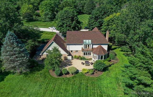 6579 Windham Ln, Long Grove, IL 60047 - aerial view of property and surrounding area