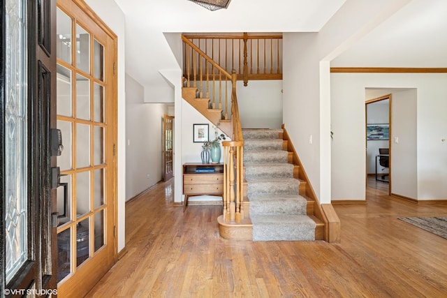 6579 Windham Ln, Long Grove, IL 60047 - stairway with wood finished floors and baseboards