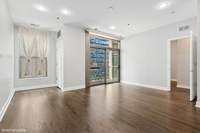 150 W Superior St Unit 605, Chicago, IL 60654 - unfurnished room featuring wood finished floors and recessed lighting