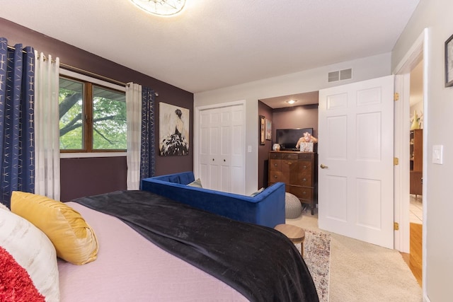 16064 Raintree Rd, Bloomington, IL 61705 - bedroom with carpet floors and a closet