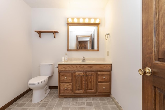 16064 Raintree Rd, Bloomington, IL 61705 - half bathroom with vanity and toilet