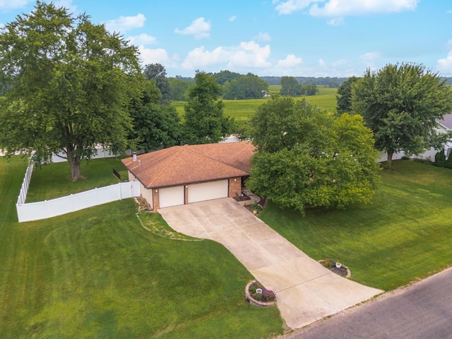 16064 Raintree Rd, Bloomington, IL 61705 - view from above of property