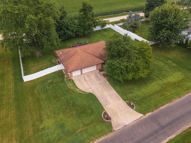 16064 Raintree Rd, Bloomington, IL 61705 - aerial view of sparsely populated area featuring farmland
