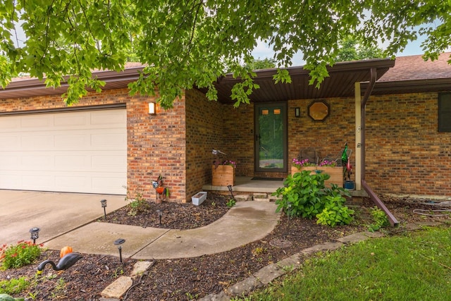 16064 Raintree Rd, Bloomington, IL 61705 - view of front of property with covered porch, brick siding, and concrete driveway