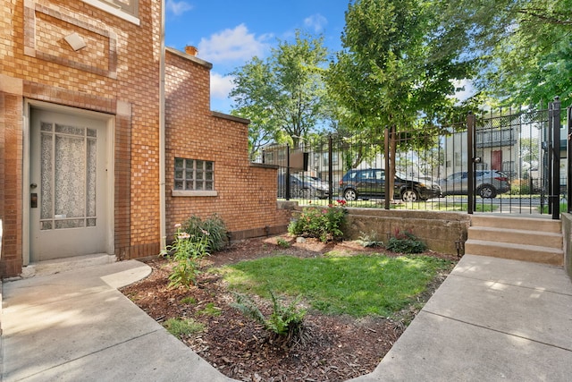 1630 S Fairfield Ave, Chicago, IL 60608 - doorway to property with brick siding