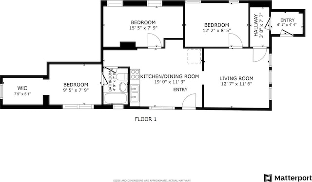 1630 S Fairfield Ave, Chicago, IL 60608 - view of property floor plan