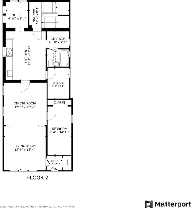 1630 S Fairfield Ave, Chicago, IL 60608 - view of floor plan / room layout