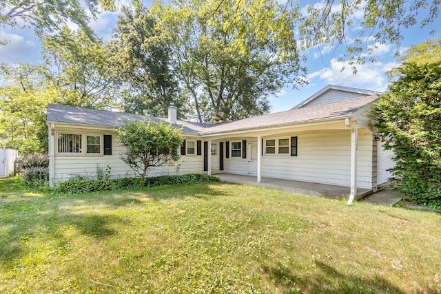 712 Central Park Ave, Flossmoor, IL 60422 - view of front of house with a front lawn