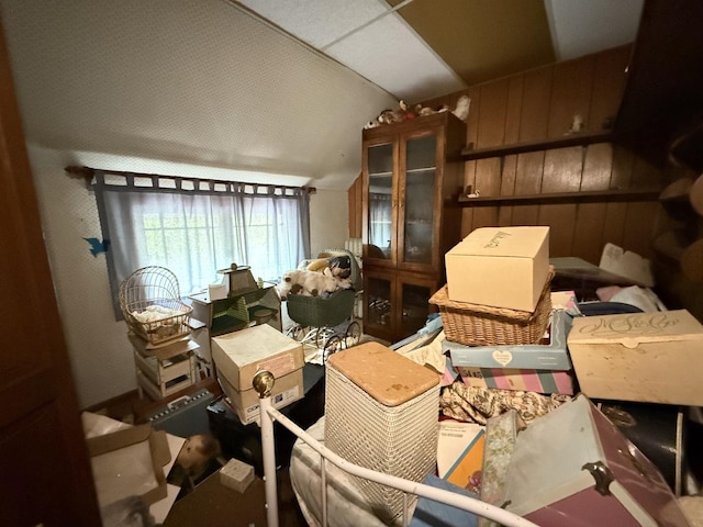 120 S Wabash Ave, Glenwood, IL 60425 - misc room with lofted ceiling