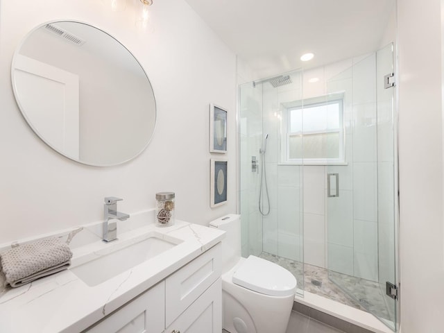 5028 Coyle Ave, Skokie, IL 60077 - full bath with vanity and a shower stall