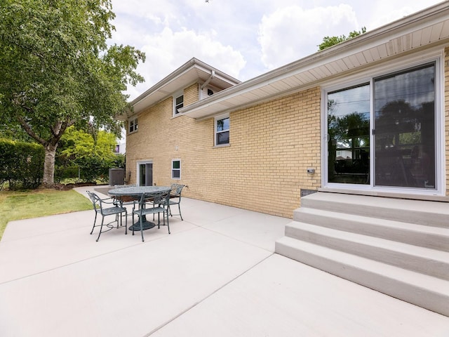 5028 Coyle Ave, Skokie, IL 60077 - view of patio / terrace with entry steps and outdoor dining space