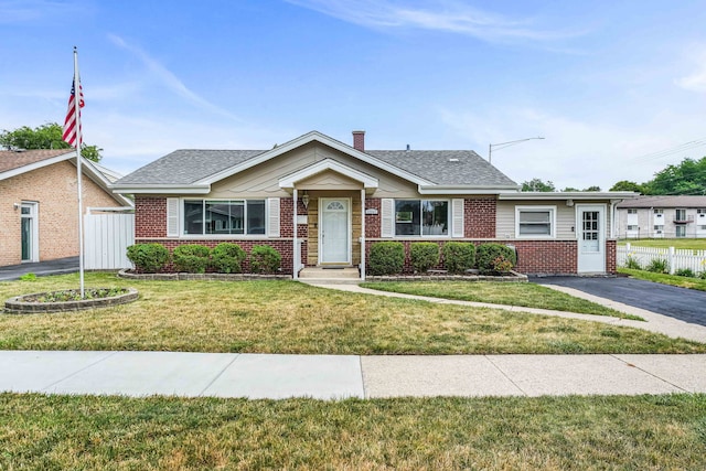 12247 S Avers Ave, Alsip, IL 60803 - bungalow-style house featuring brick siding, a chimney, and a shingled roof