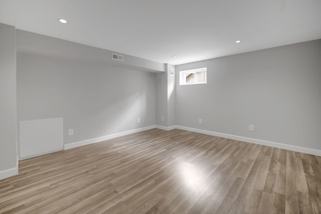 12247 S Avers Ave, Alsip, IL 60803 - spare room featuring light wood-style flooring and recessed lighting