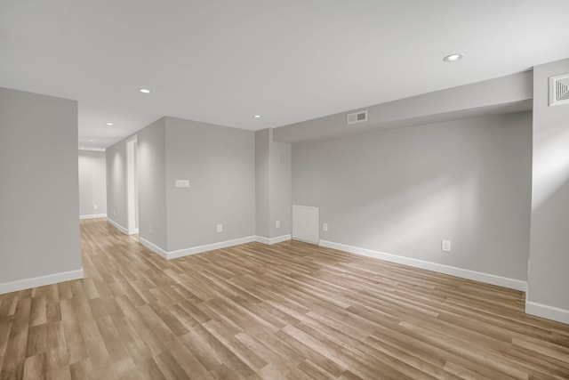 12247 S Avers Ave, Alsip, IL 60803 - spare room with recessed lighting and light wood finished floors