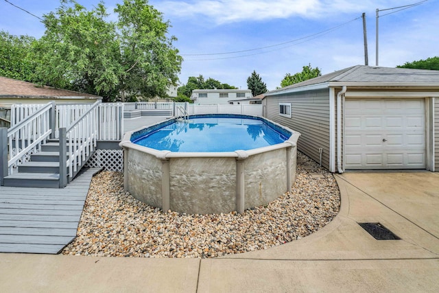12247 S Avers Ave, Alsip, IL 60803 - view of pool with a wooden deck