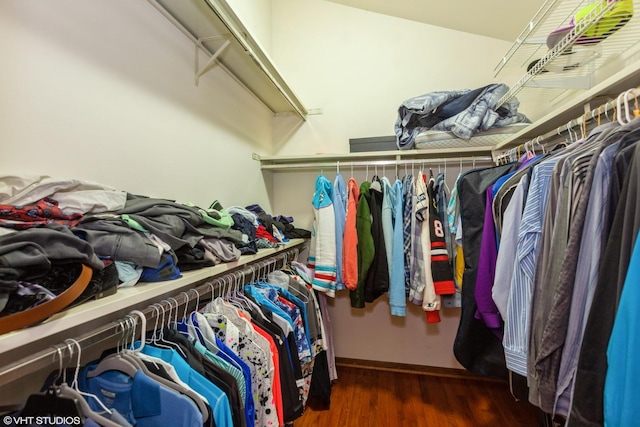 134 Country Club Dr, Bloomingdale, IL 60108 - spacious closet featuring wood finished floors