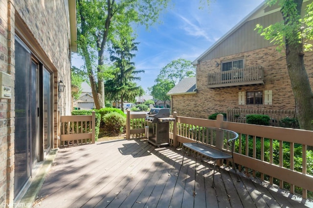 134 Country Club Dr, Bloomingdale, IL 60108 - deck with area for grilling