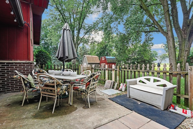 13420 Florence Rd, Mokena, IL 60448 - view of patio / terrace featuring outdoor dining area