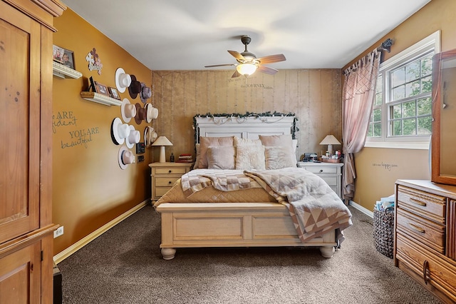 13420 Florence Rd, Mokena, IL 60448 - carpeted bedroom featuring baseboards and ceiling fan