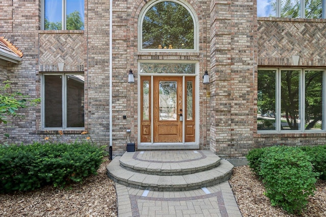641 Mason Ln, Lake In The Hills, IL 60156 - property entrance featuring brick siding