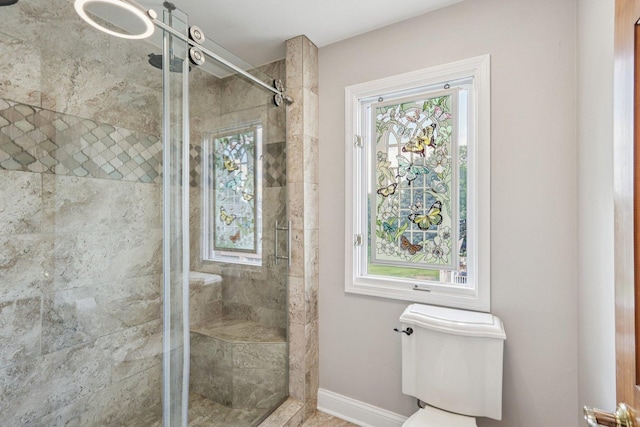 641 Mason Ln, Lake In The Hills, IL 60156 - full bath with baseboards and a stall shower