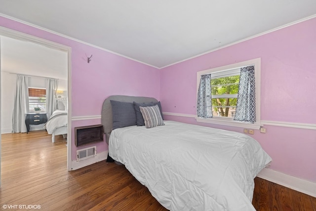 861 Hill Ave, Glen Ellyn, IL 60137 - bedroom featuring wood finished floors and crown molding