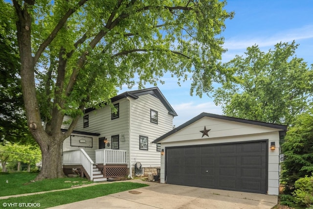 861 Hill Ave, Glen Ellyn, IL 60137 - traditional-style home with an outbuilding and a garage