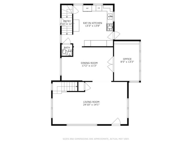 861 Hill Ave, Glen Ellyn, IL 60137 - view of floor plan / room layout