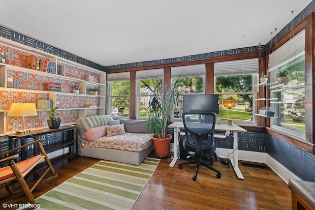 861 Hill Ave, Glen Ellyn, IL 60137 - sunroom with plenty of natural light and wood finished floors