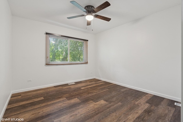 20 Brook Ln, Palos Park, IL 60464 - unfurnished room with wood finished floors and ceiling fan
