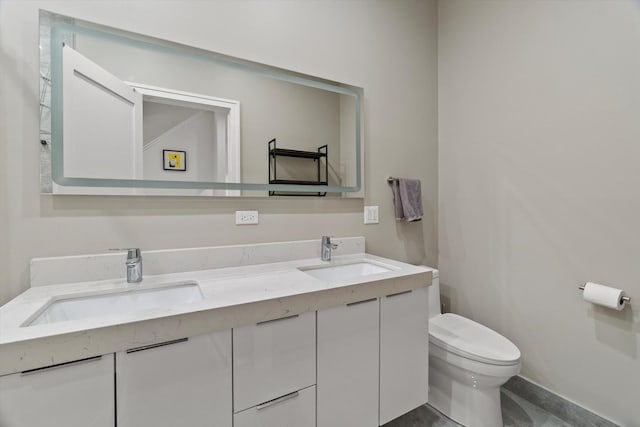6223 S Ellis Ave, Chicago, IL 60637 - bathroom with toilet and double vanity