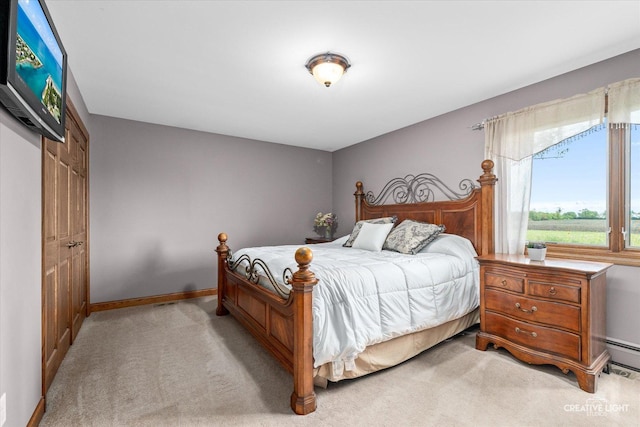 45W251 Ic Trl, Maple Park, IL 60151 - bedroom with light colored carpet and a closet