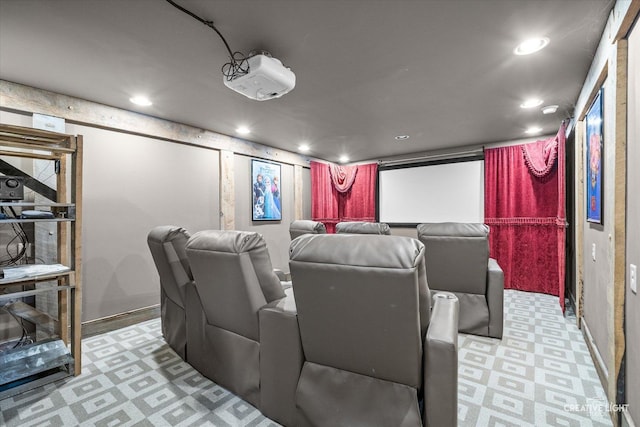 45W251 Ic Trl, Maple Park, IL 60151 - home theater with light floors and recessed lighting