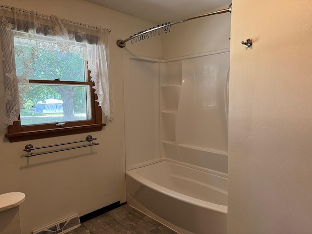 1536 Marberly Dr, Rockford, IL 61103 - full bath with  shower combination and wood finished floors
