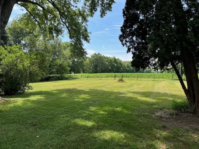 1536 Marberly Dr, Rockford, IL 61103 - view of yard featuring a view of rural / pastoral area