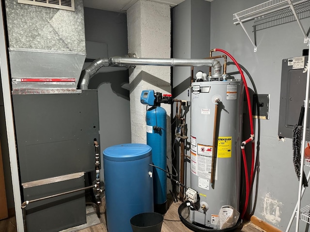 1536 Marberly Dr, Rockford, IL 61103 - utilities featuring gas water heater, heating unit, and electric panel