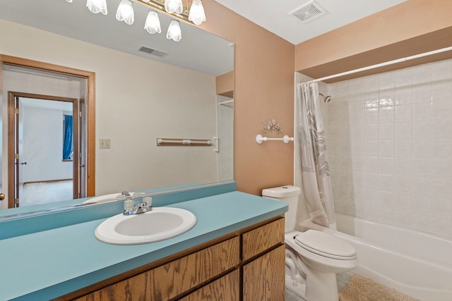 8425 Brookside Glen Dr, Tinley Park, IL 60487 - full bath featuring shower / bath combination with curtain, vanity, and tile patterned floors